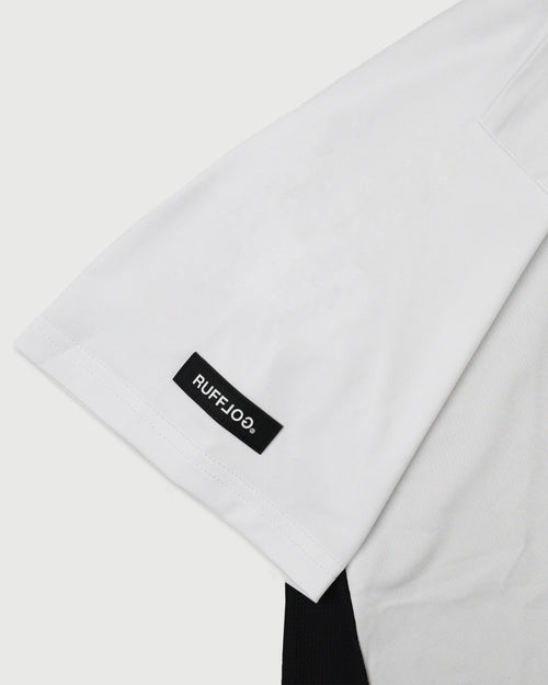 WM BACK MESH & TECH POCKET MOCK NECK SHIRTS