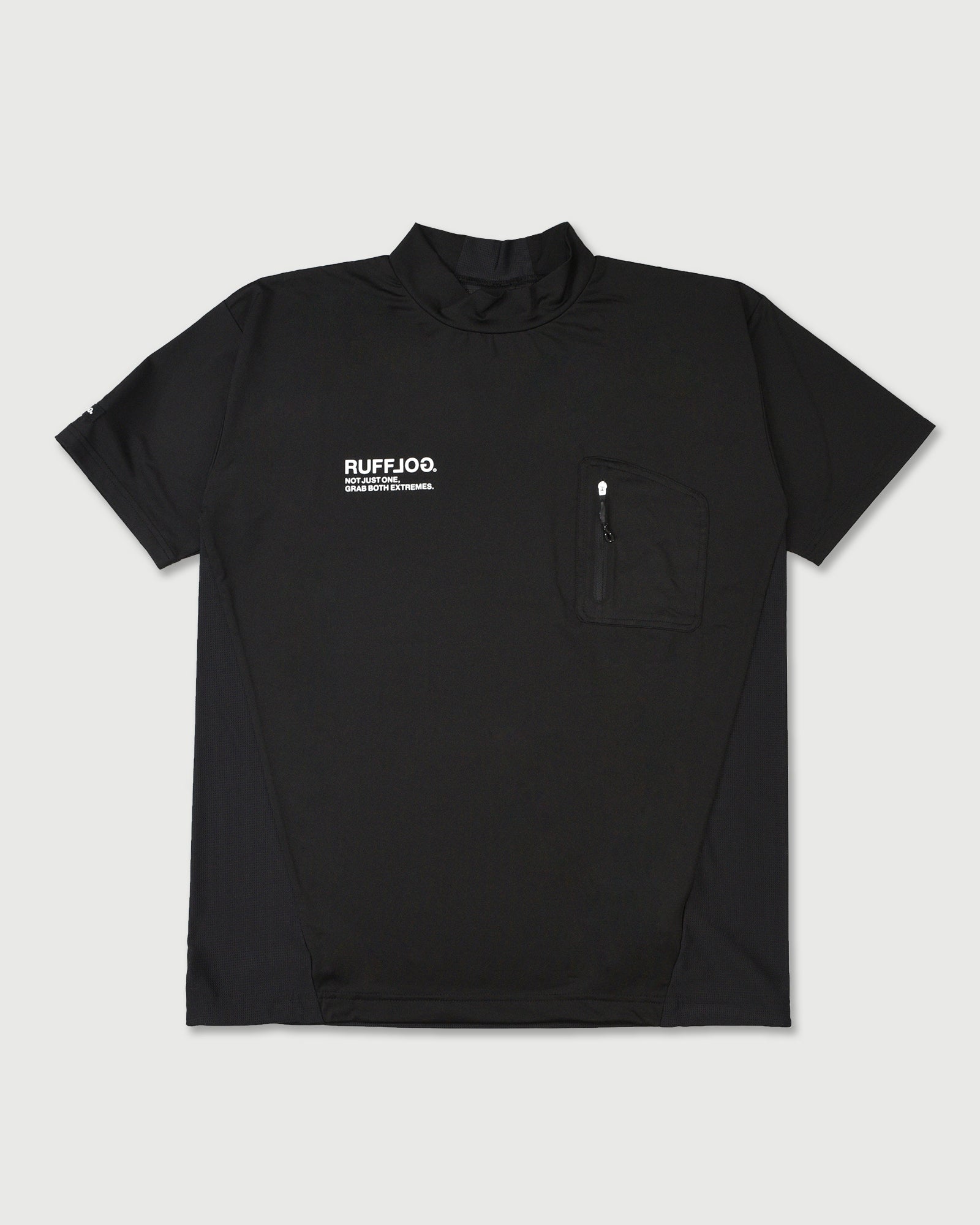 WM BACK MESH & TECH POCKET MOCK NECK SHIRTS – RUFFLOG
