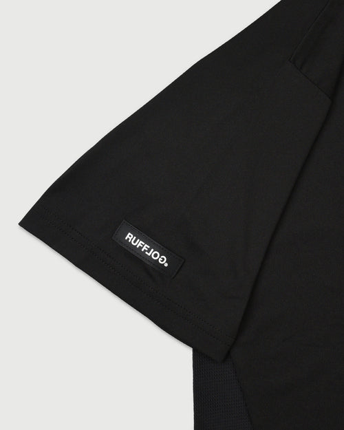 BACK MESH & TECH POCKET MOCK NECK SHIRTS