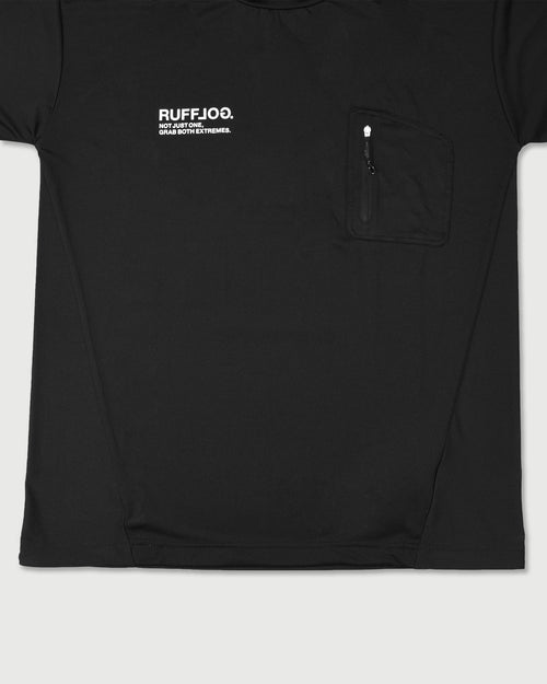 BACK MESH & TECH POCKET MOCK NECK SHIRTS