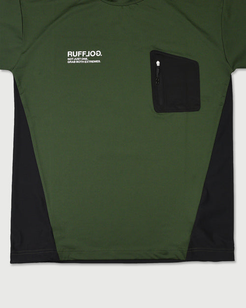 WM BACK MESH & TECH POCKET MOCK NECK SHIRTS