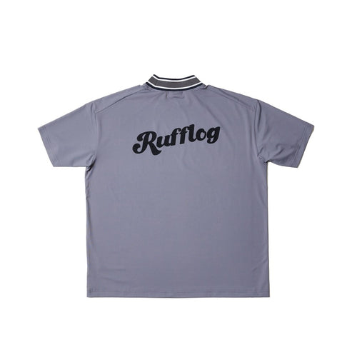 BARE JERSEY MOCK NECK T-SHIRT GRAY