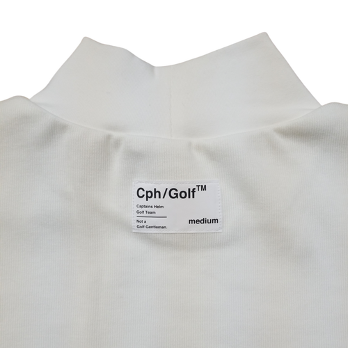 #NAGG WARM L/S MOCK NECK TEE WHITE