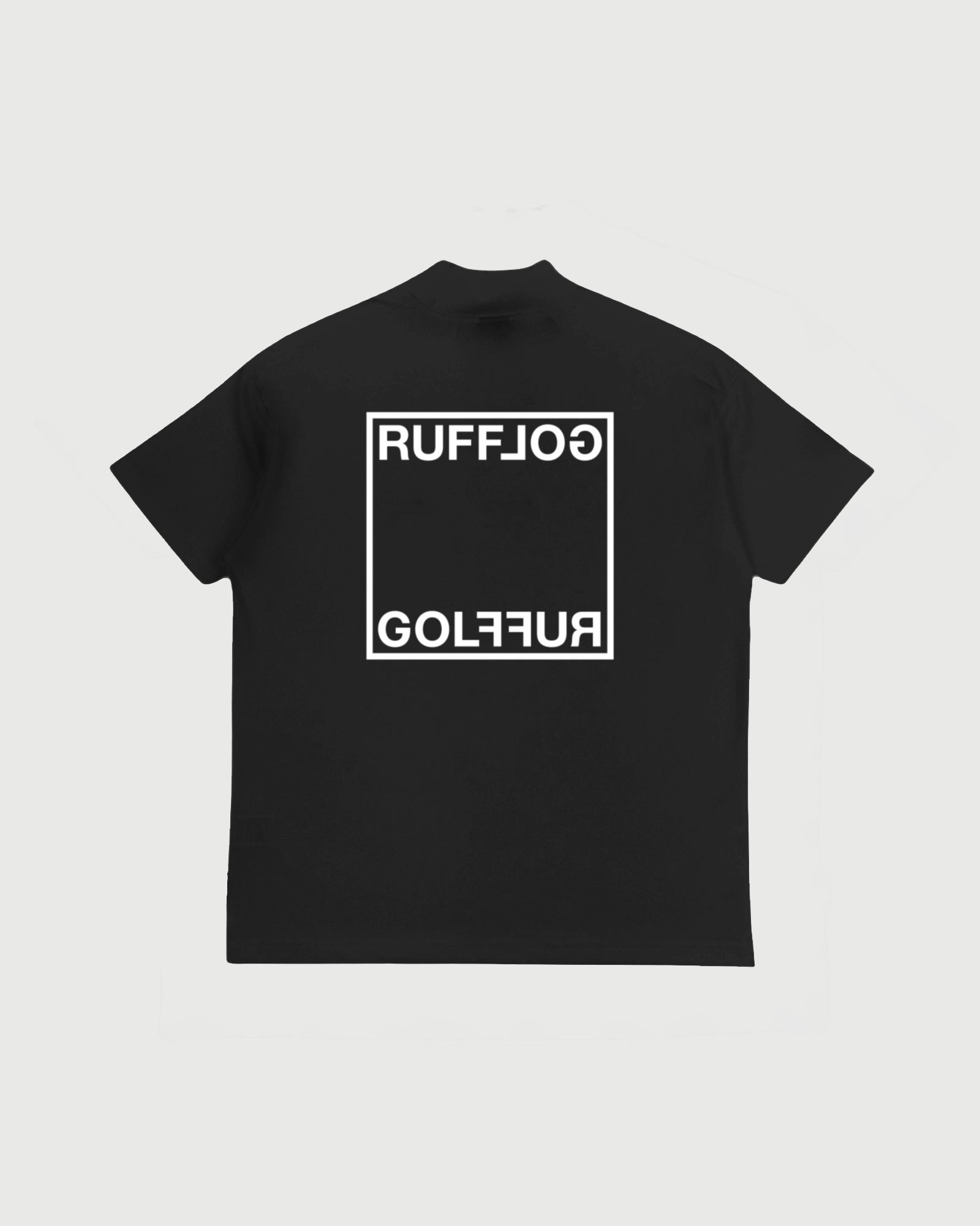 RUFFLOG 25SS VERTICAL ロゴモック ネックシャツ グレー　L VERTICAL LOGO MOCK NECK SHIRTS CHARCOAL – RUFFLOG