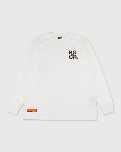 WM BLOOM LOGO L/S TEE