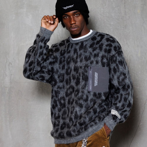 Mohair Crew Knit Pullover v2