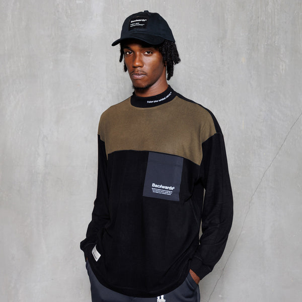 Wick-heat Mock Neck L/S