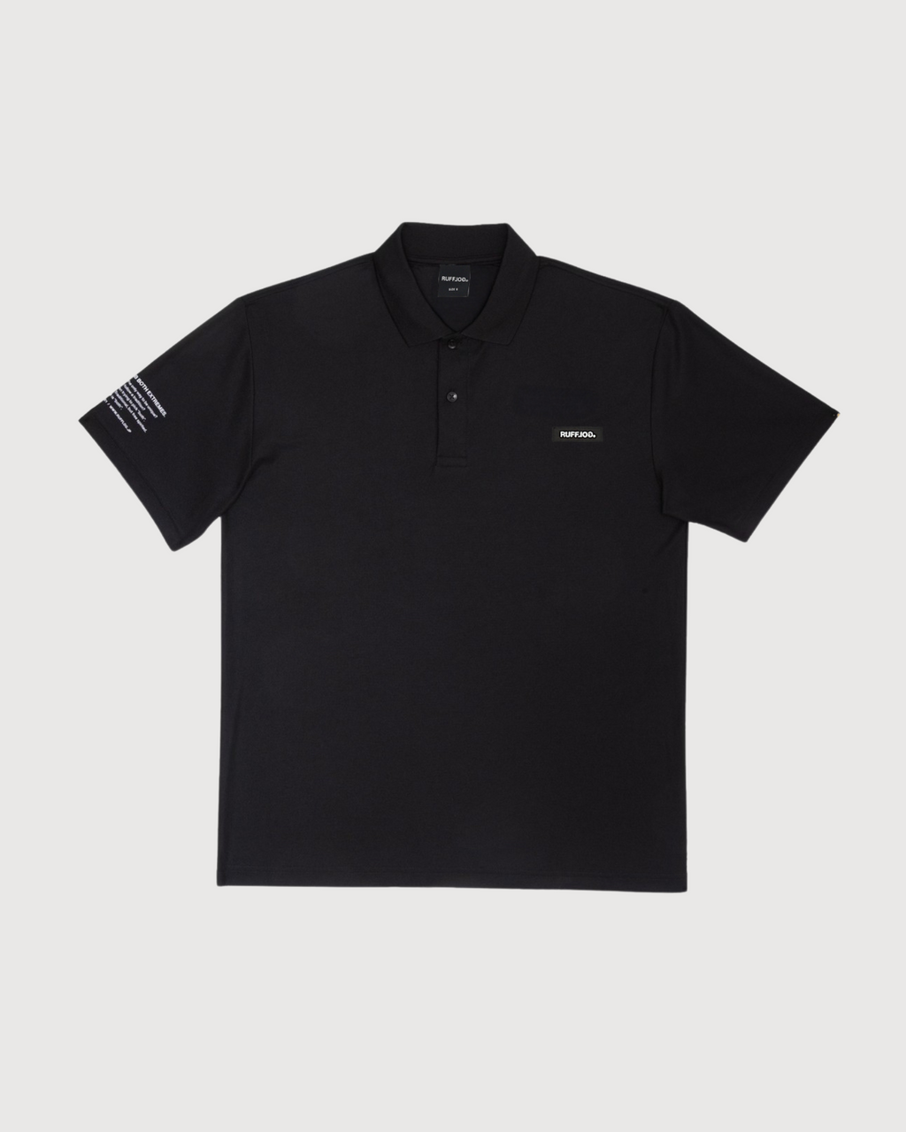 レディースウェア RUFFLOG BREATHABLE POLO WM RUFFLOG BREATHABLE POLO SHIRTS BLACK