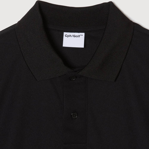 #BUNKER DRY S/S POLO BLACK