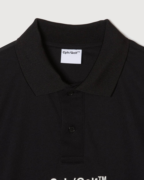 #BUNKER DRY S/S POLO BLACK