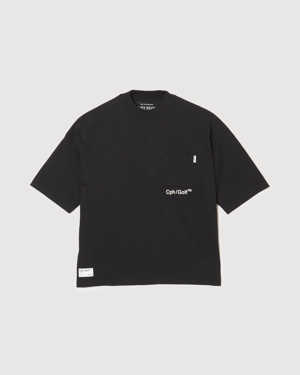 #BUNKER MOCK S/S TEE BLACK