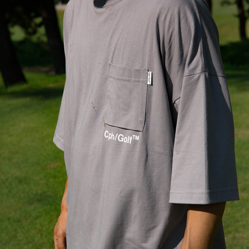 #BUNKER MOCK S/S TEE GRAY