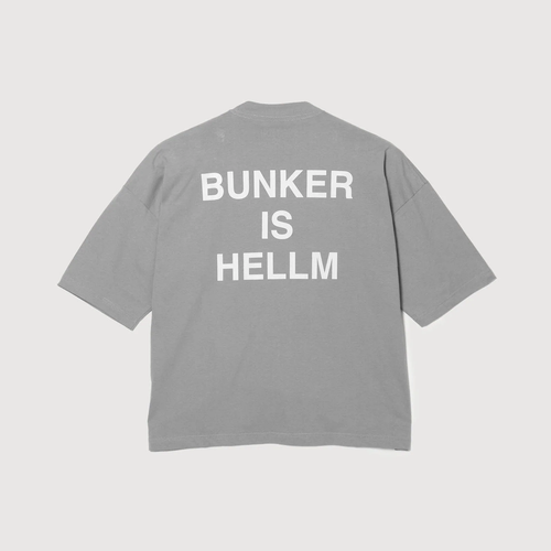 #BUNKER MOCK S/S TEE GRAY