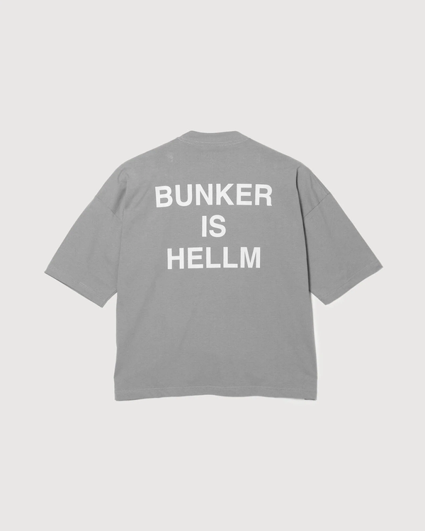 #BUNKER MOCK S/S TEE GRAY