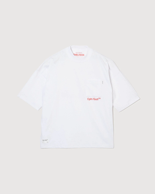 #BUNKER MOCK S/S TEE WHITE