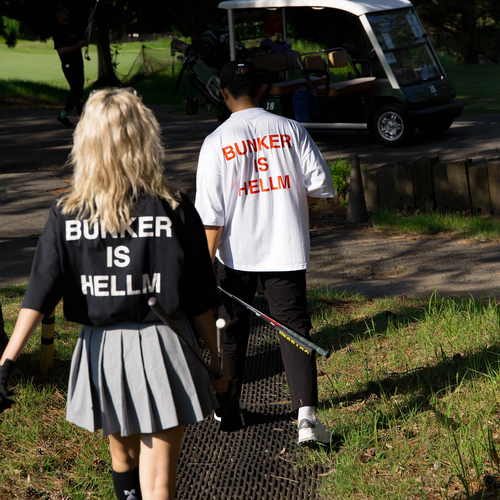 #BUNKER MOCK S/S TEE WHITE