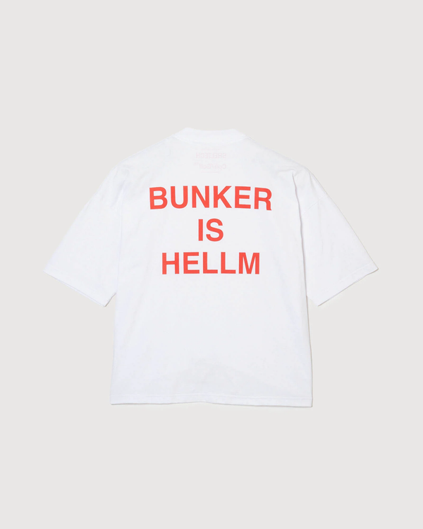 #BUNKER MOCK S/S TEE WHITE