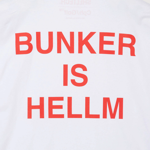 #BUNKER MOCK S/S TEE WHITE