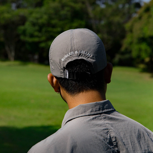 SHELTECH®︎×Cph/Golf™ #BUNKER TECH NYLON CAP GRAY