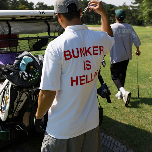 SHELTECH®︎×Cph/Golf™ #BUNKER TECH NYLON CAP GRAY