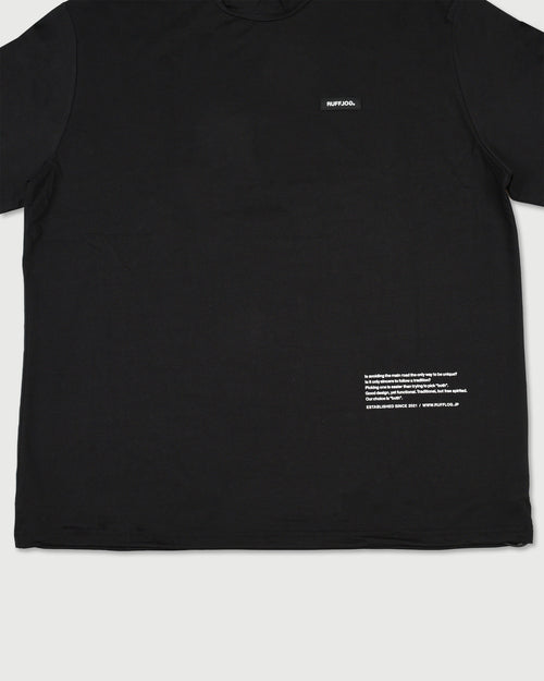WM CENTER STRIPE LOGO L/S MOCK NECK