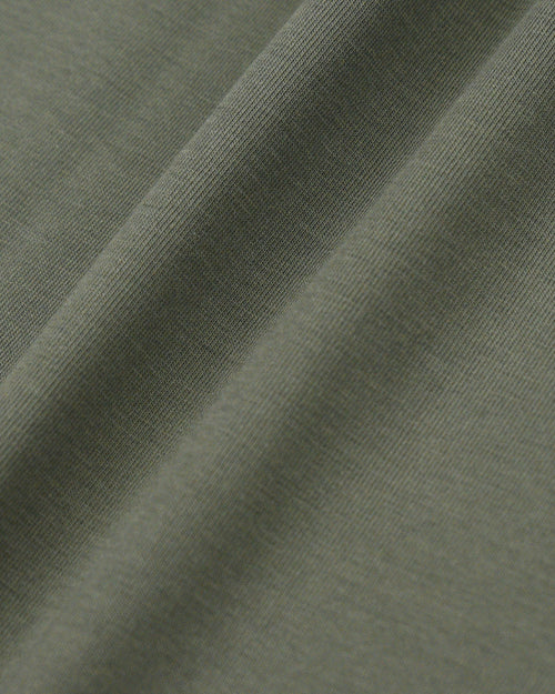WM CENTER STRIPE LOGO L/S MOCK NECK