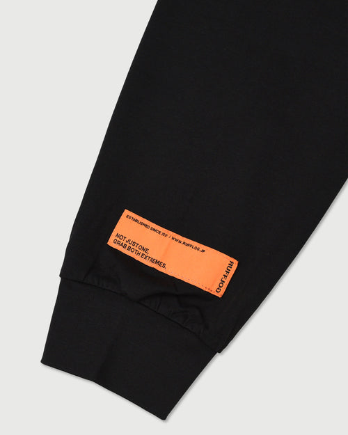 WM CENTER STRIPE LOGO L/S MOCK NECK