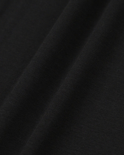 WM CENTER STRIPE LOGO L/S MOCK NECK