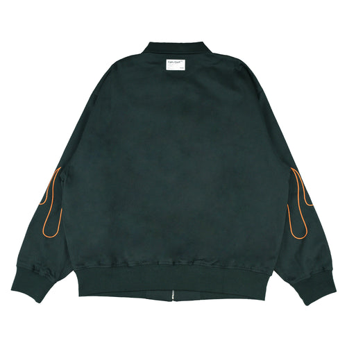 FIRE SLEEVE COTTON TRACK BLOUSON