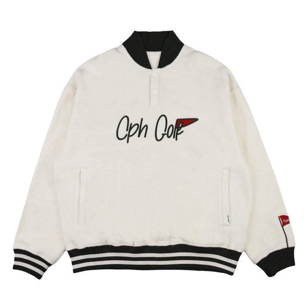 FLAG LOGO MICRO FLEECE PULLOVER