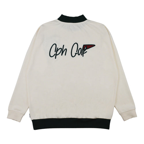 FLAG LOGO LS MOCK NECK TEE