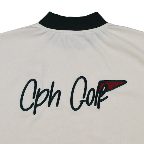 FLAG LOGO LS MOCK NECK TEE