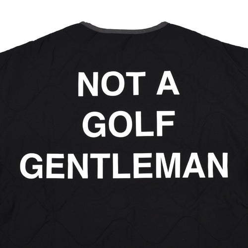 BICOLOR QUILTING NO COLLAR JACKET