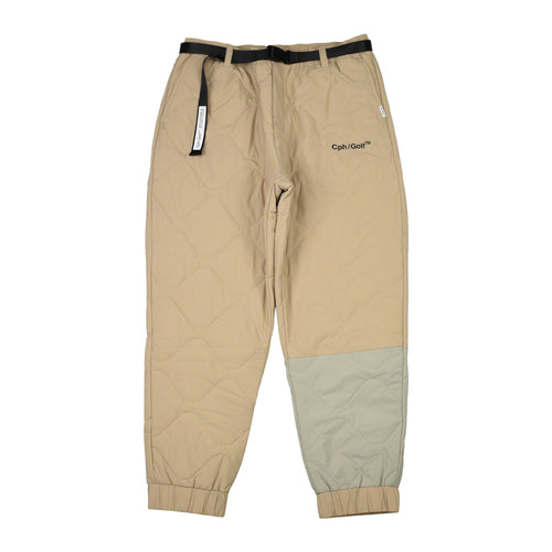 BICOLOR QUILTING JOGGER PANTS