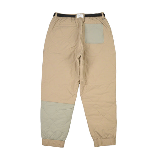 BICOLOR QUILTING JOGGER PANTS