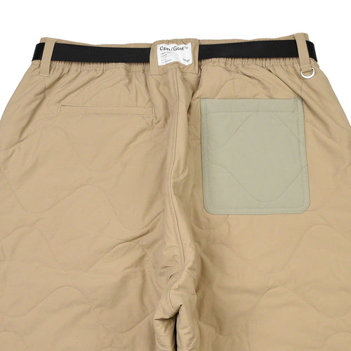 BICOLOR QUILTING JOGGER PANTS