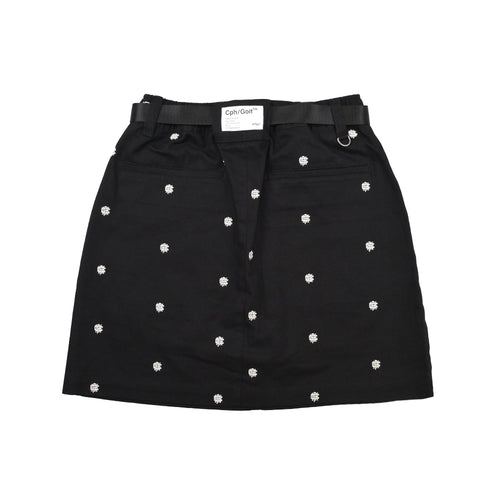 OVERLAP LOGO 2 TUCK SKIRT