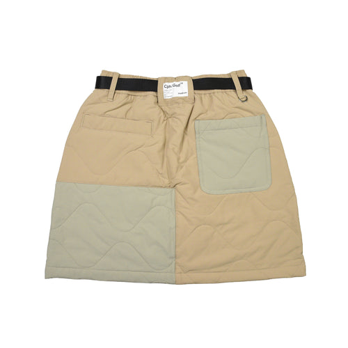 BICOLOR QUILTING SKIRT