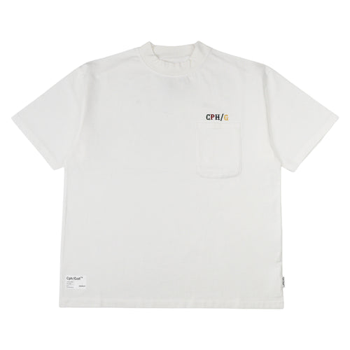 FRONT POCKET CLASSIC COTTON HALF MOCK NECK TEE