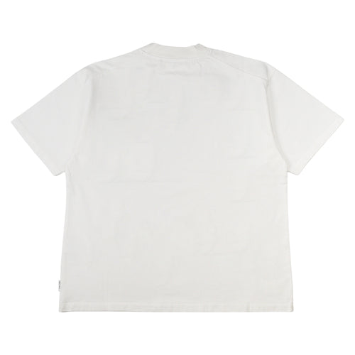 FRONT POCKET CLASSIC COTTON HALF MOCK NECK TEE