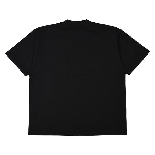FRONT POCKET CLASSIC COTTON HALF MOCK NECK TEE