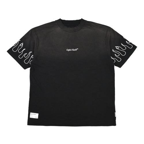FIRE SLEEVE SS MOCK NECK TEE