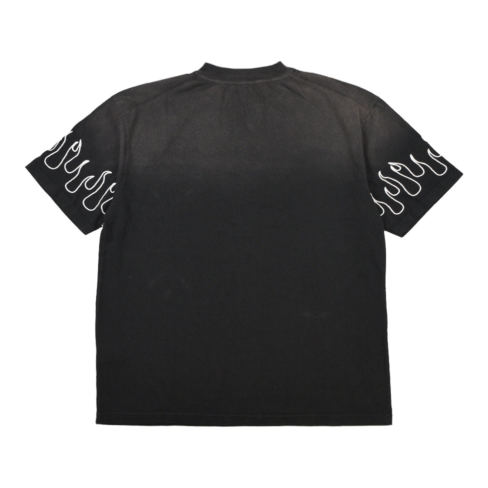 FIRE SLEEVE SS MOCK NECK TEE – RUFFLOG