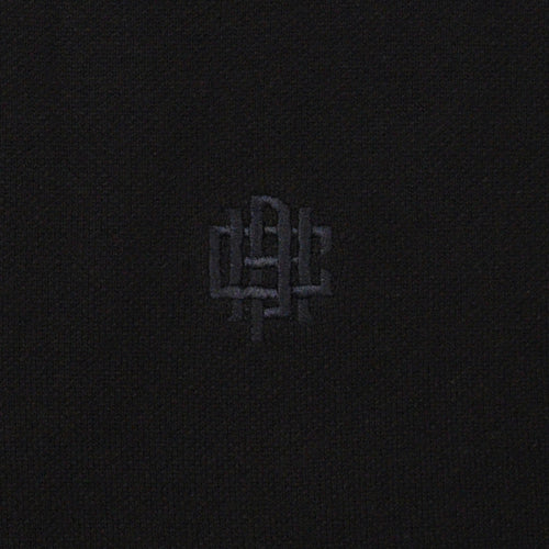 OVERLAP LOGO KNIT POLO