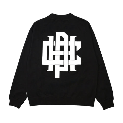 OVERLAP LOGO LS MOCK NECK TEE