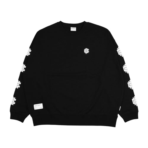 OVERLAP LOGO SLEEVE PULLOVER