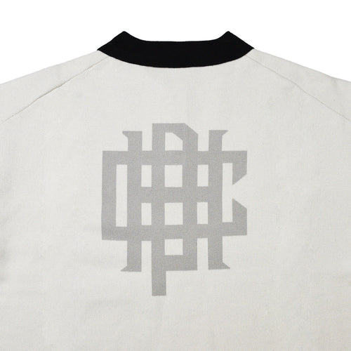 [WOMEN]OVERLAP LOGO KNIT POLO