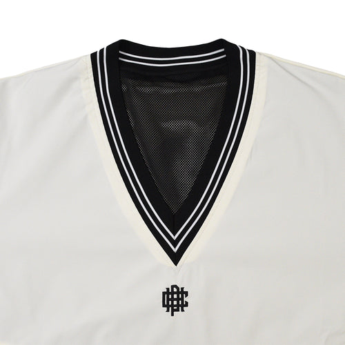 [WOMEN]OVERLAP LOGO V NECK PISTE