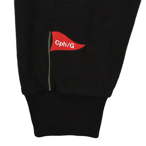 FLAG LOGO MICRO FLEECE TRACK PANTS