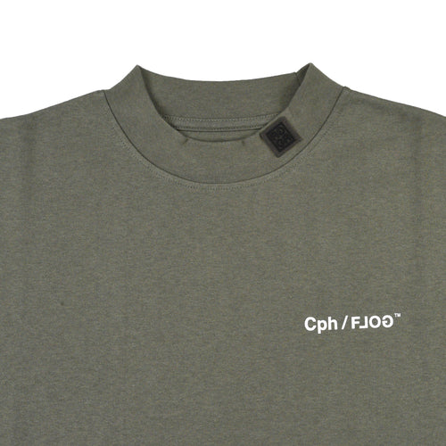 Cph/Golf×RUFFLOG SS MOCK NECK TEE